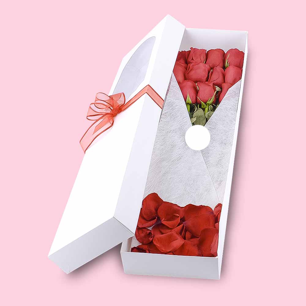 Caja de rosas X12